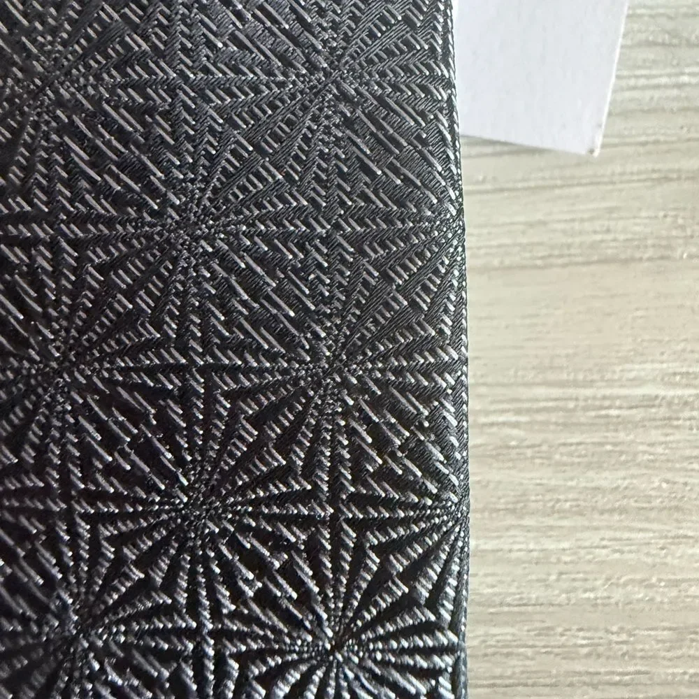 Perry Ellis Reder Geo-Floral Tie Black NWT